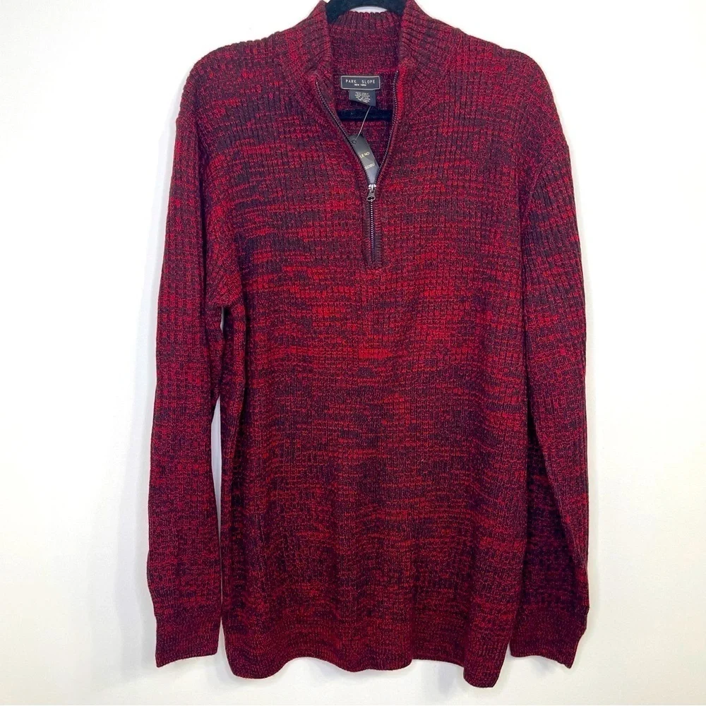 Park Slope Men’s Zipper Pullover in Size 2XLT